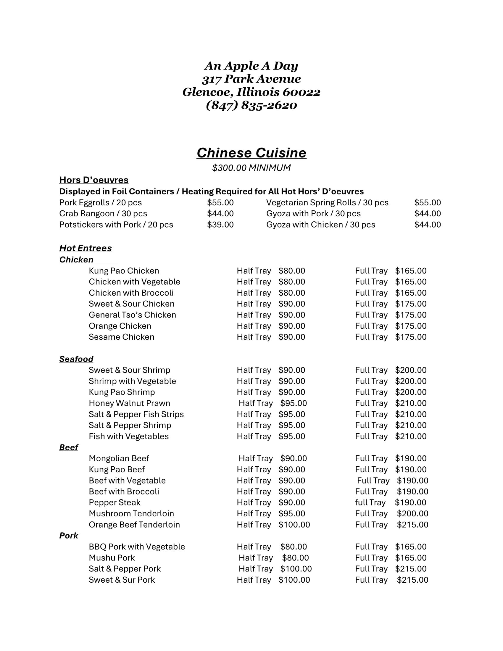 Chinese Menu chinese-menu